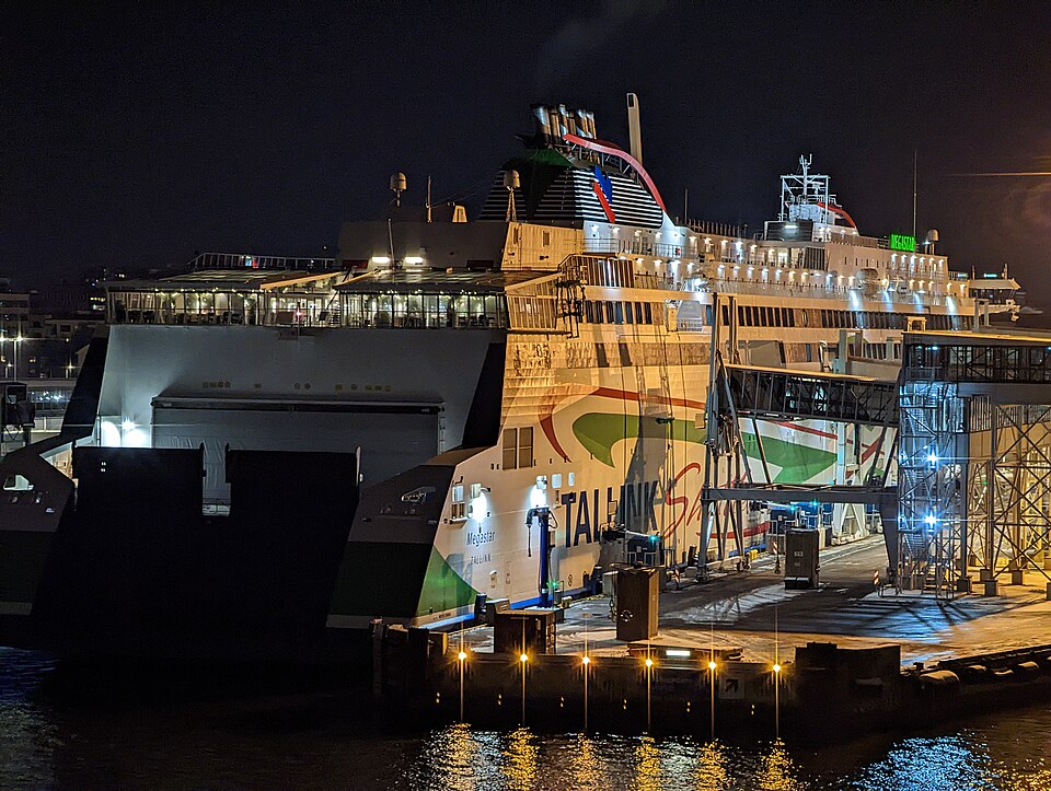 Tallink Megastar Tallinnan satamassa